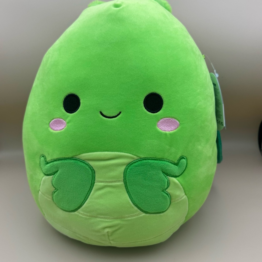 New 12” Squishmallows Green Trenton Stuffed Animal